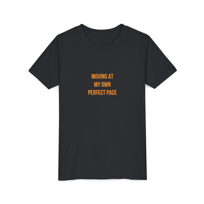 "Moving at My Own Perfect Pace" Cerebral Palsy Awareness Youth Tee | Uplifted By Design