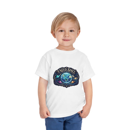 Toddler Tee — "I Need Space" Cosmic Galaxy | Autism Acceptance & Sensory Pride Shirt