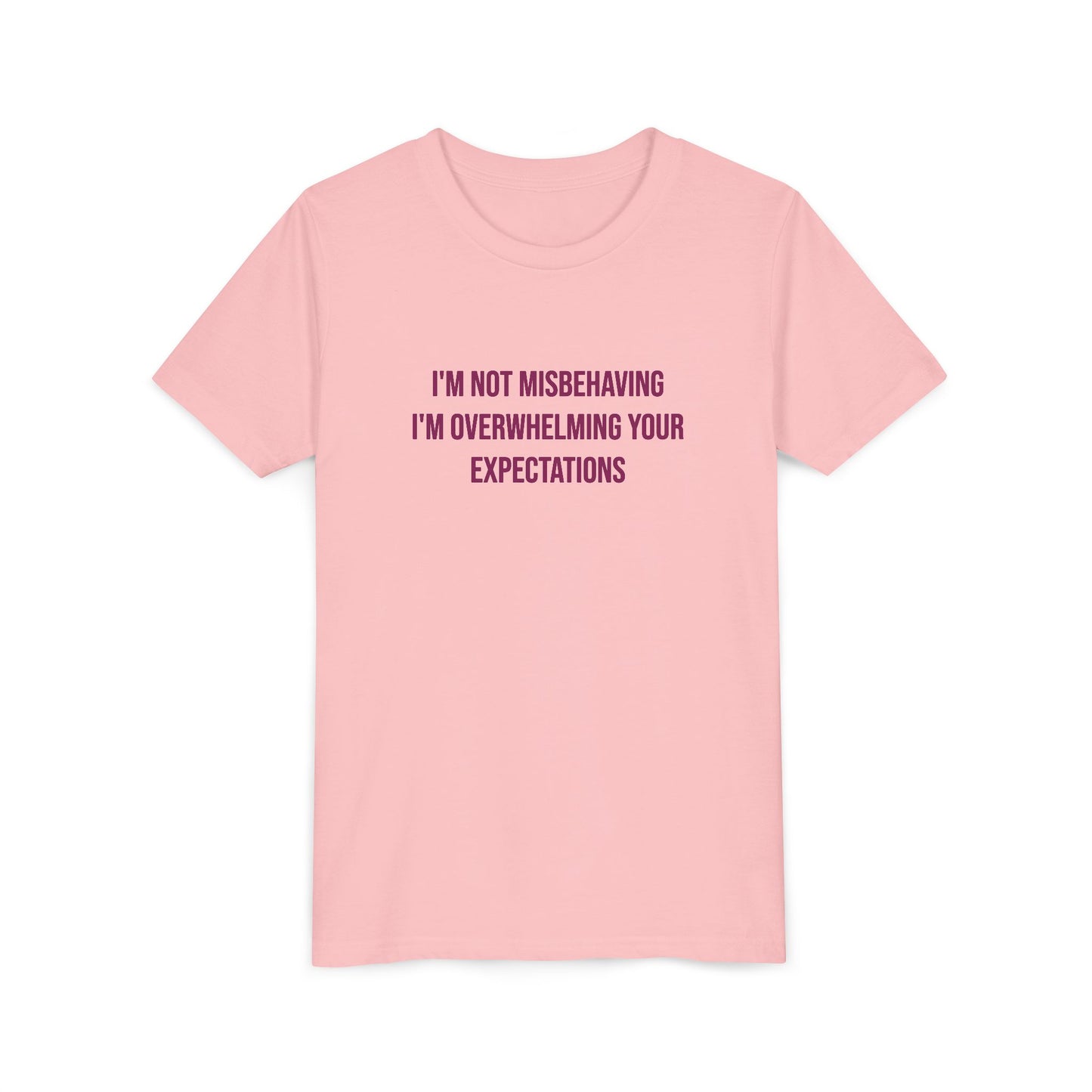 I'm Not Misbehaving" Neurodivergent Pride Youth Tee | Uplifted By Design