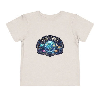 Toddler Tee — "I Need Space" Cosmic Galaxy | Autism Acceptance & Sensory Pride Shirt