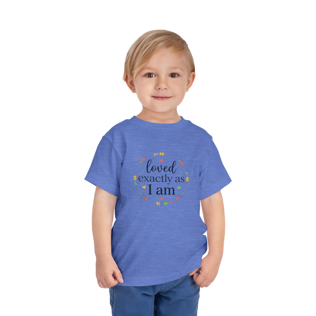 Loved Exactly As I Am Neurodiversity Toddler Tee | Autism Acceptance