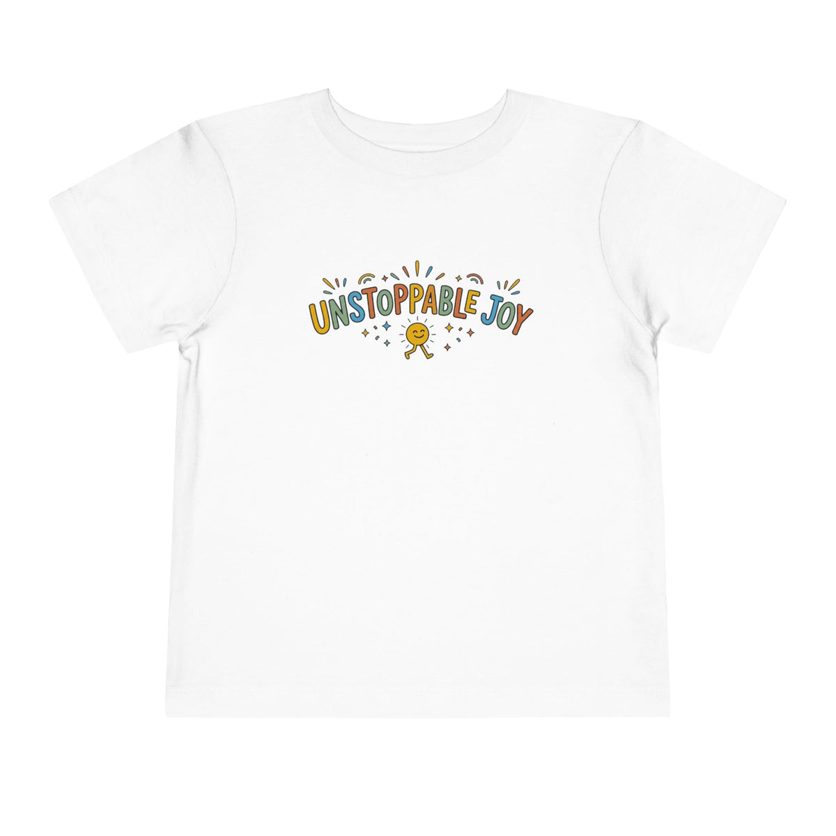 "Unstoppable Joy" Toddler Graphic Tee | Uplifted By Design™ Cerebral Palsy & Adaptive Movement Shirt