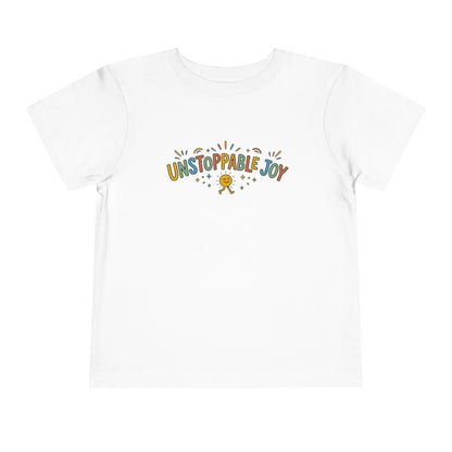 "Unstoppable Joy" Toddler Graphic Tee | Uplifted By Design™ Cerebral Palsy & Adaptive Movement Shirt