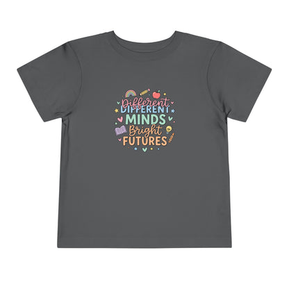 Different Minds, Bright Futures Neurodiversity Toddler Tee | Autism Acceptance