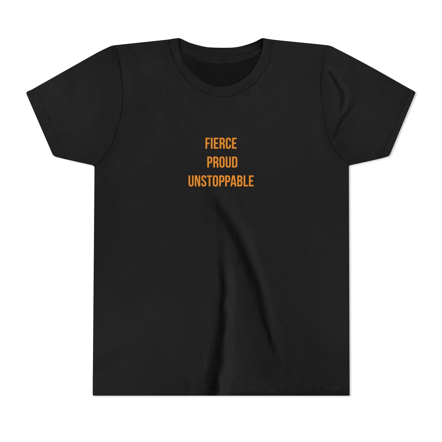 "Fierce Proud Unstoppable" Cerebral Palsy Awareness Youth Tee | Uplifted By Design