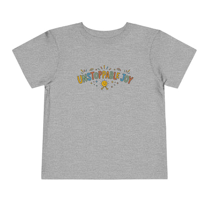 "Unstoppable Joy" Toddler Graphic Tee | Uplifted By Design™ Cerebral Palsy & Adaptive Movement Shirt