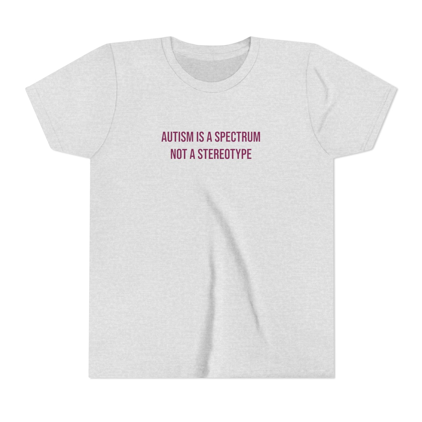 "Autism Is A Spectrum Not A Stereotype" Neurodivergent Pride Youth Tee | Uplifted By Design