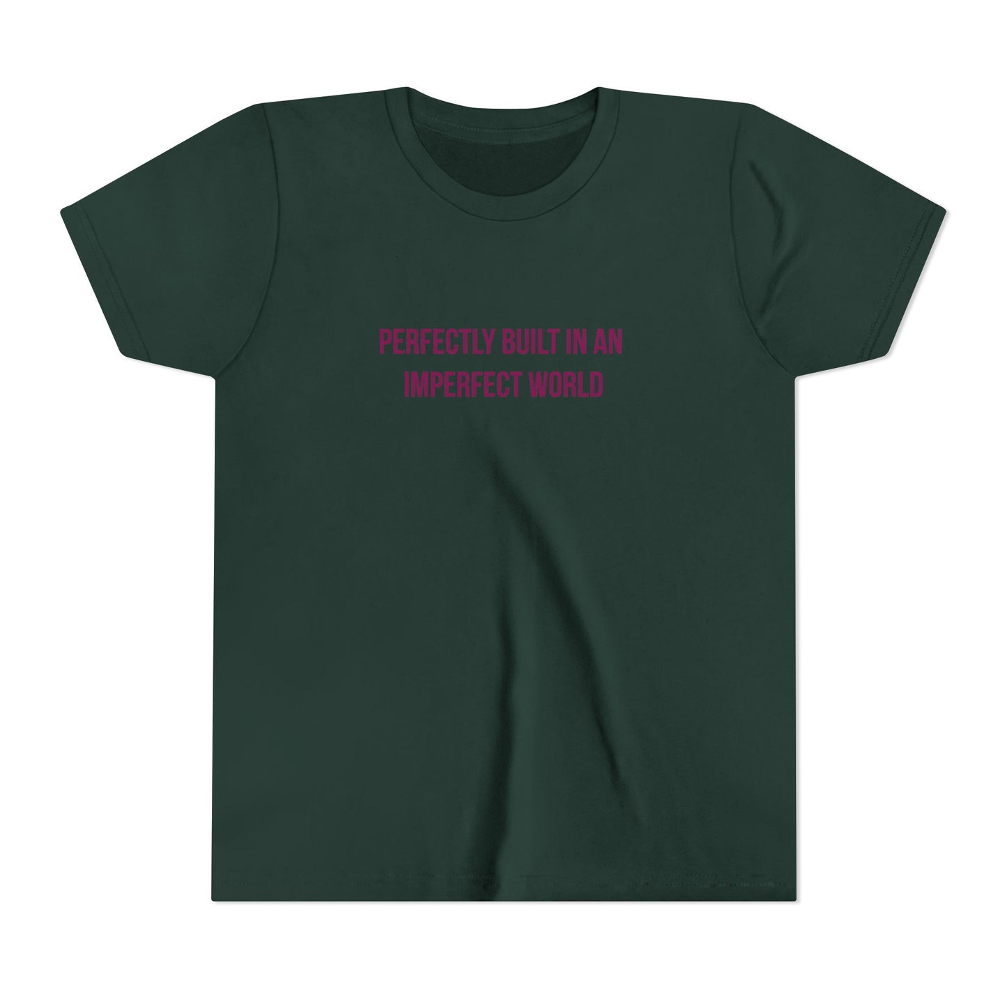 "Perfectly Built in an Imperfect World" Autism Awareness Youth Tee
