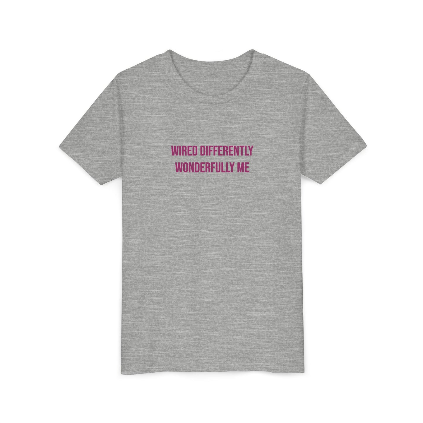 Youth Tee — "Wired Differently Wonderfully Me" Inspirational Kids T‑Shirt