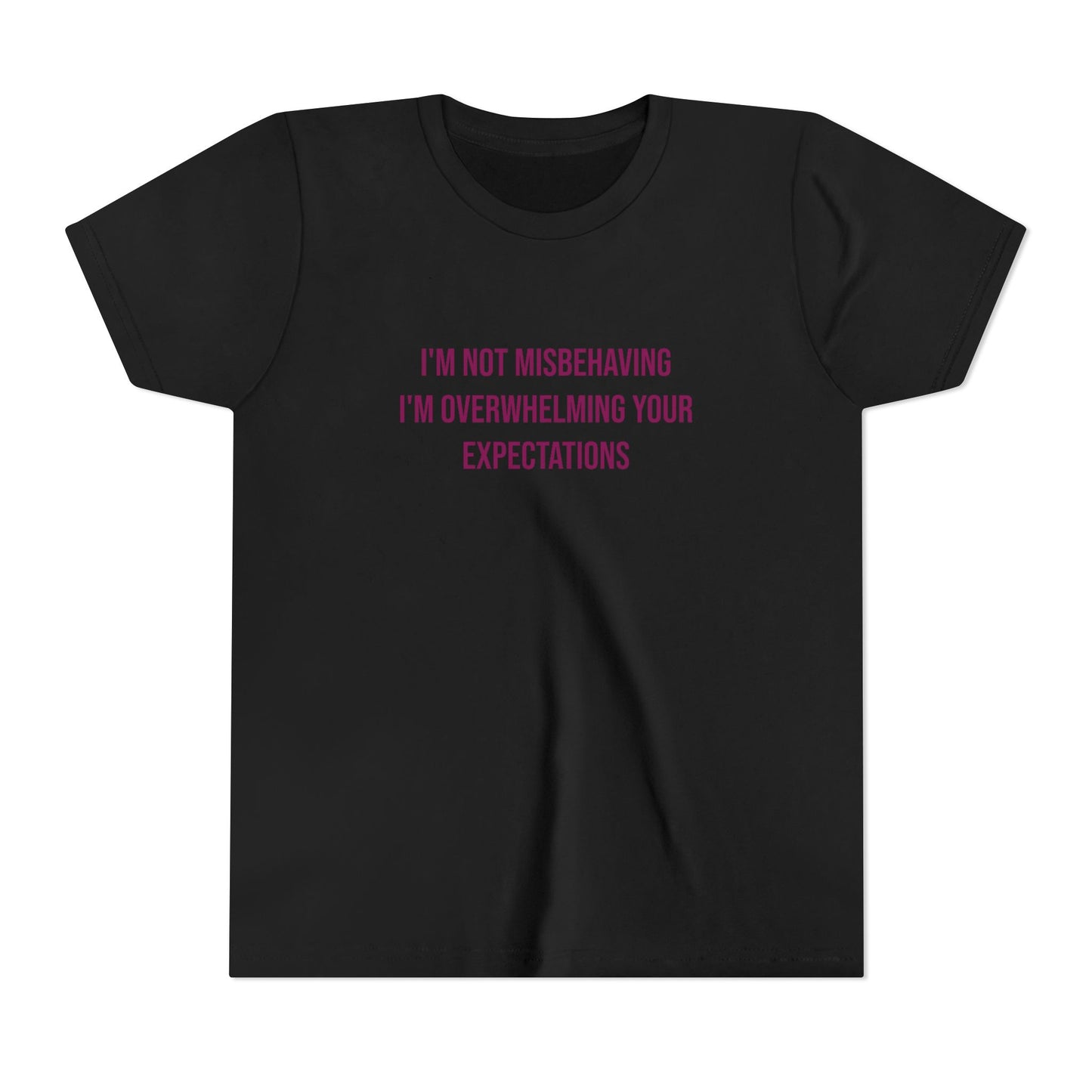 I'm Not Misbehaving" Neurodivergent Pride Youth Tee | Uplifted By Design