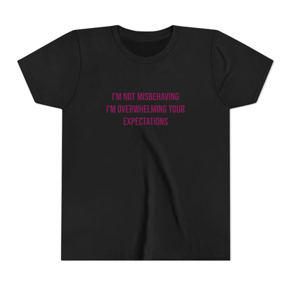 I'm Not Misbehaving" Neurodivergent Pride Youth Tee | Uplifted By Design