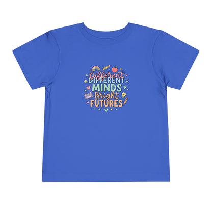 Different Minds, Bright Futures Neurodiversity Toddler Tee | Autism Acceptance