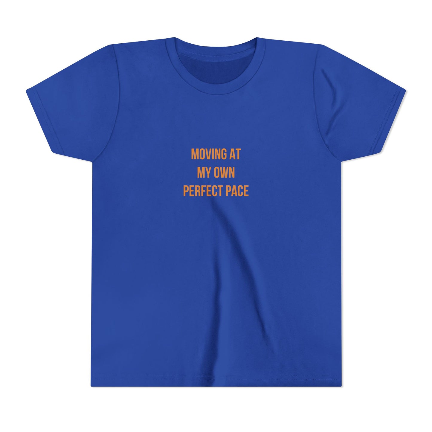 "Moving at My Own Perfect Pace" Cerebral Palsy Awareness Youth Tee | Uplifted By Design