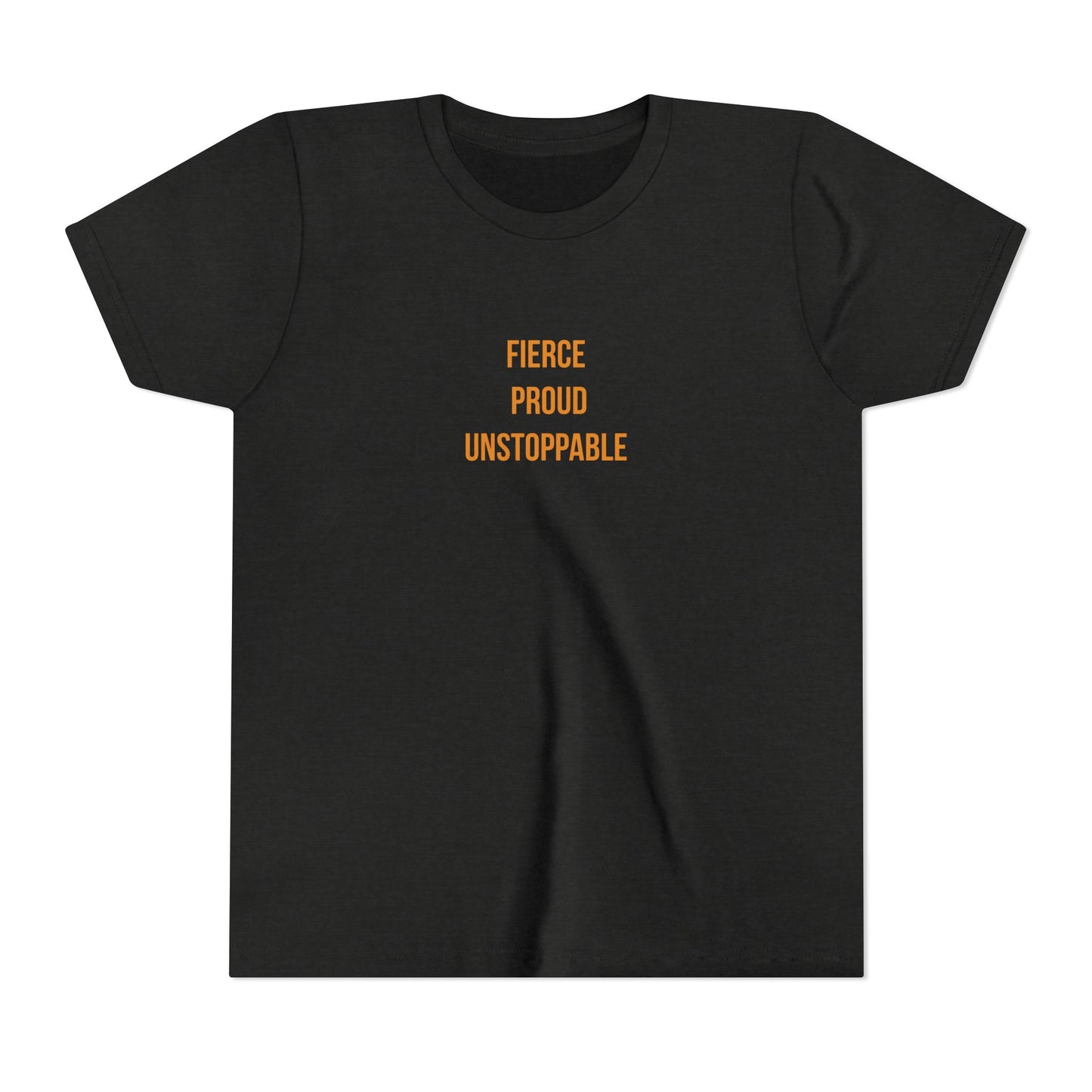 "Fierce Proud Unstoppable" Cerebral Palsy Awareness Youth Tee | Uplifted By Design