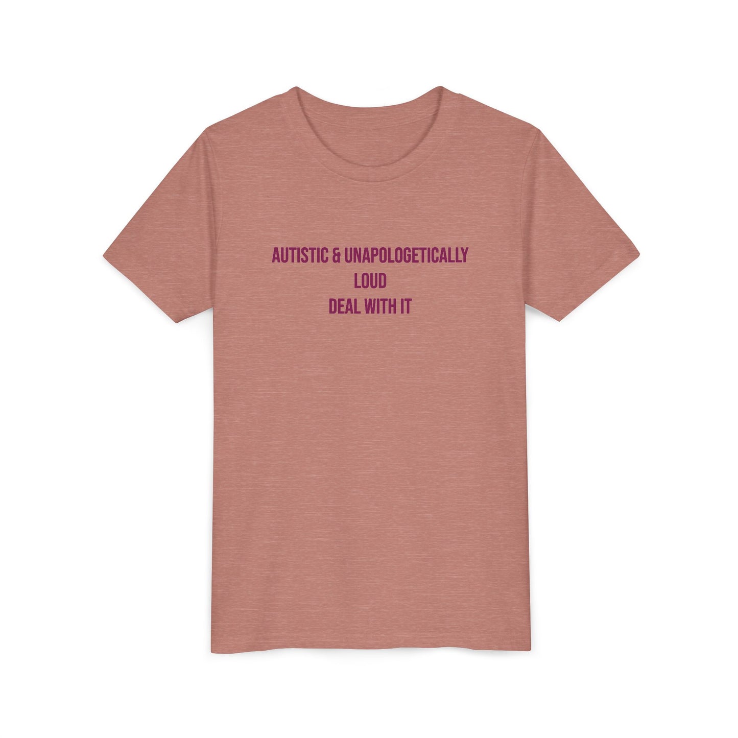 Loud Proud Autistic Neurodivergent Pride Youth Tee | Uplifted By Design