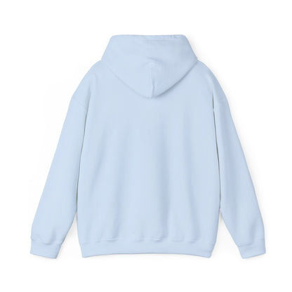 "Progress Over Perfection" Unisex Hoodie — Minimal Blue Statement | Uplifted By Design™ Mental Health & Emotional Wellbeing Hoodie