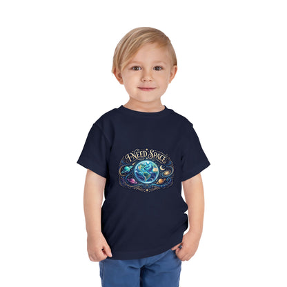 Toddler Tee — "I Need Space" Cosmic Galaxy | Autism Acceptance & Sensory Pride Shirt
