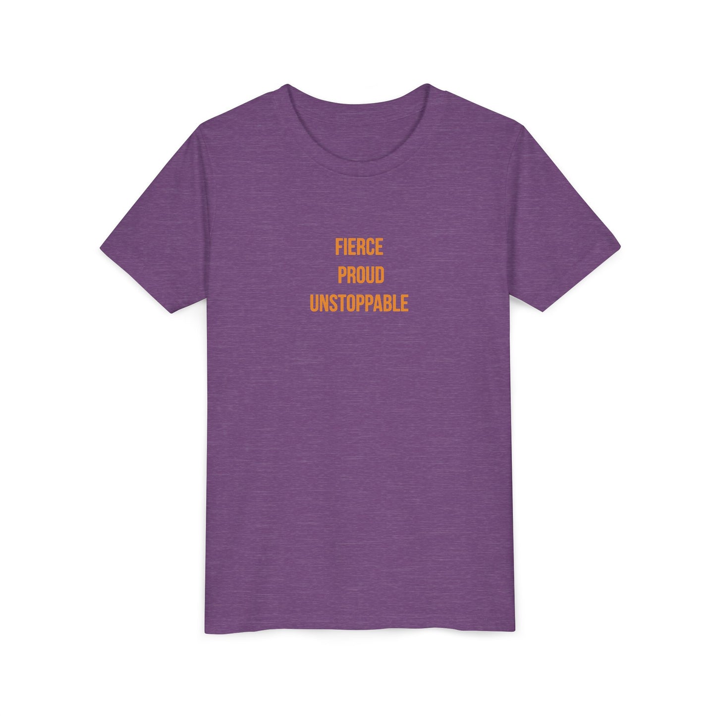 "Fierce Proud Unstoppable" Cerebral Palsy Awareness Youth Tee | Uplifted By Design