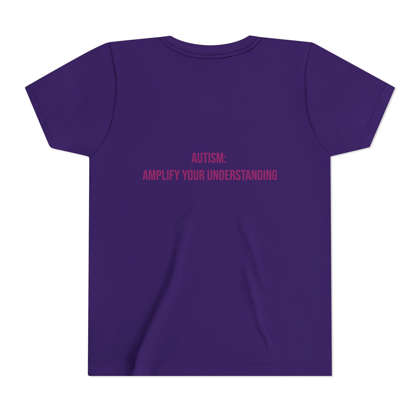 Amplify Your Understanding Empowerment Youth Tee | Autism Pride Kids Streetwear