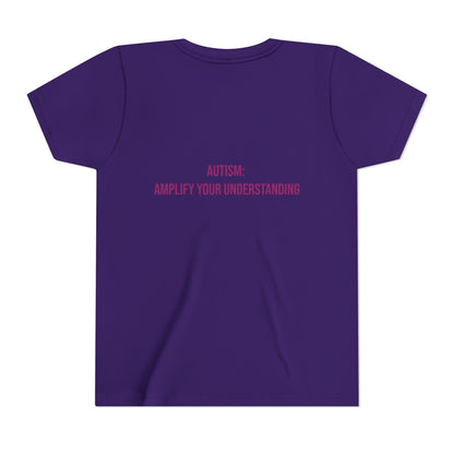 Amplify Your Understanding Empowerment Youth Tee | Autism Pride Kids Streetwear