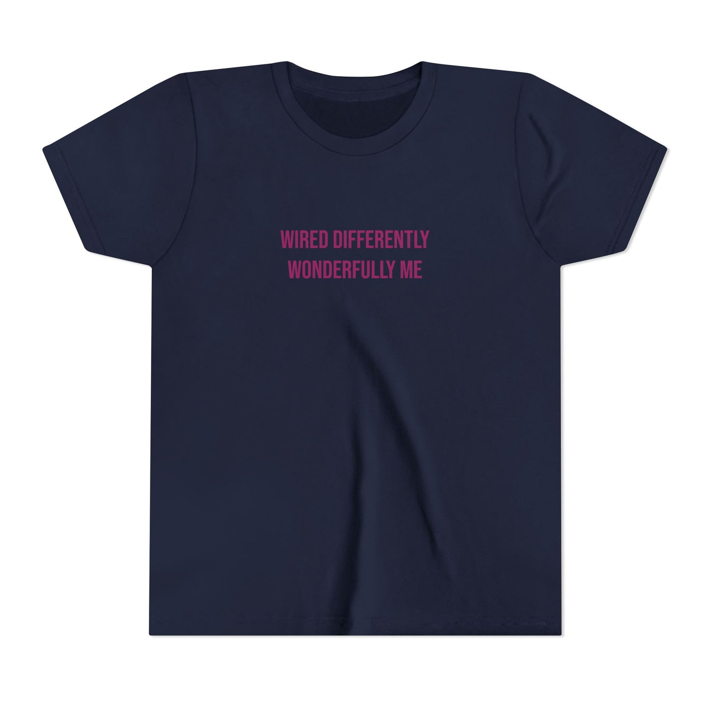 Youth Tee — "Wired Differently Wonderfully Me" Inspirational Kids T‑Shirt