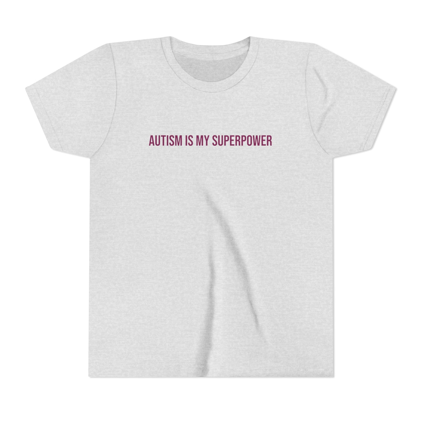 "Autism Is My Superpower" Neurodivergent Pride Youth Tee | Uplifted By Design