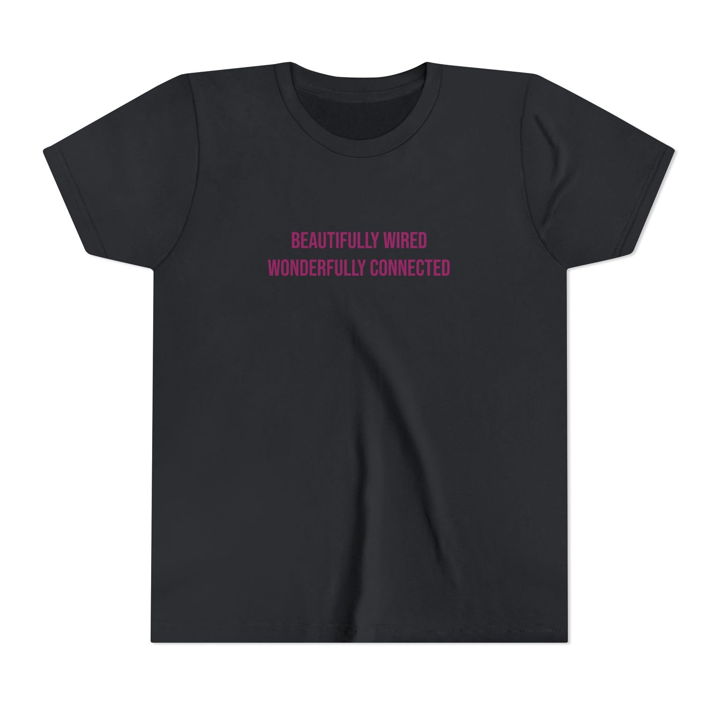 “Beautifully Wired, Wonderfully Connected” Neurodivergent Pride Youth Tee | Uplifted By Design