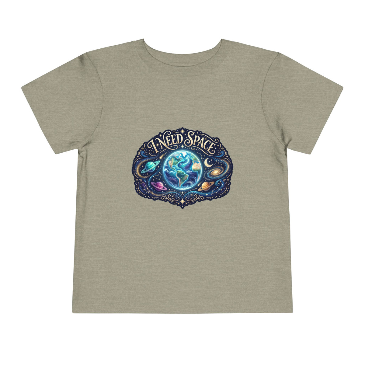 Toddler Tee — "I Need Space" Cosmic Galaxy | Autism Acceptance & Sensory Pride Shirt