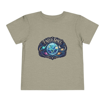 Toddler Tee — "I Need Space" Cosmic Galaxy | Autism Acceptance & Sensory Pride Shirt