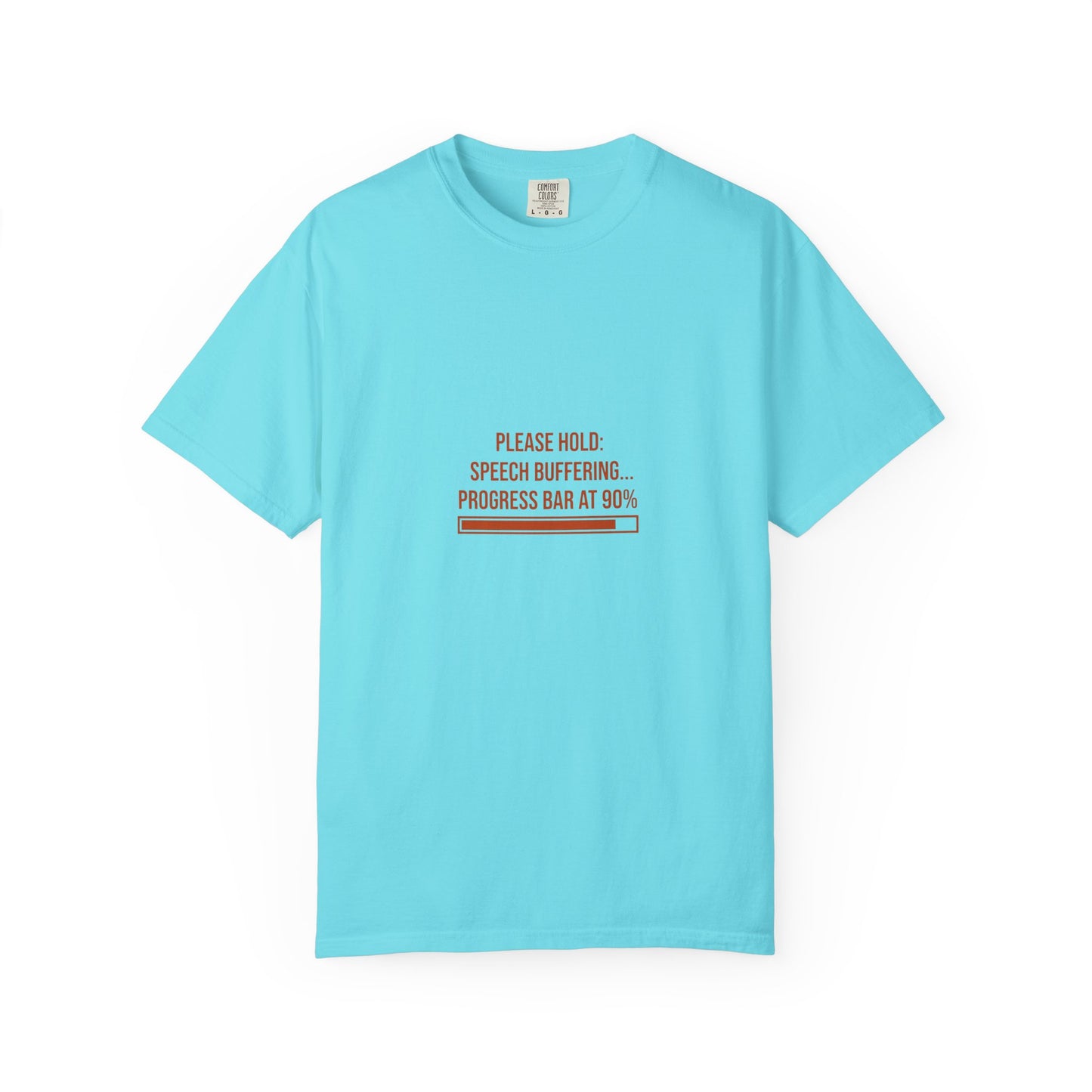 Please Hold Speech Buffering Tee | CP Awareness | Uplifted By Design