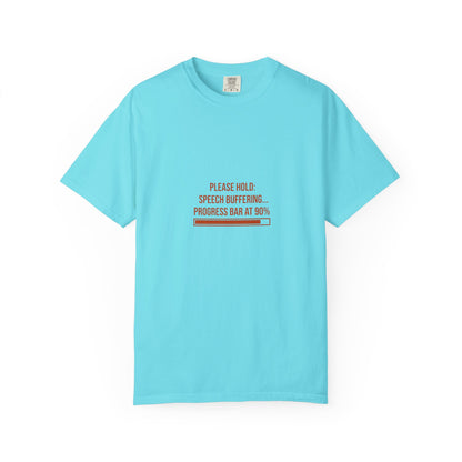 Please Hold Speech Buffering Tee | CP Awareness | Uplifted By Design