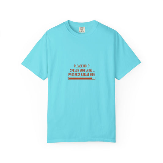 Please Hold Speech Buffering Tee | CP Awareness | Uplifted By Design