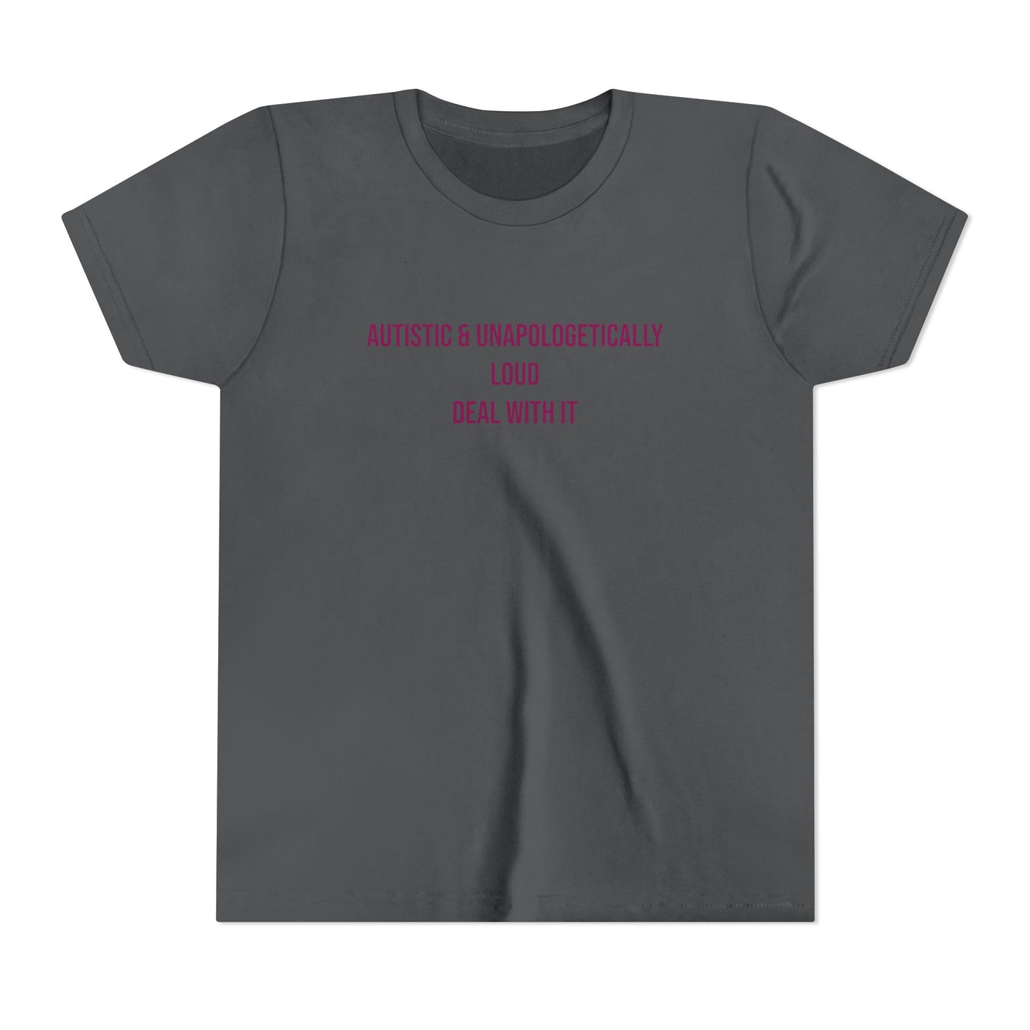 Loud Proud Autistic Neurodivergent Pride Youth Tee | Uplifted By Design