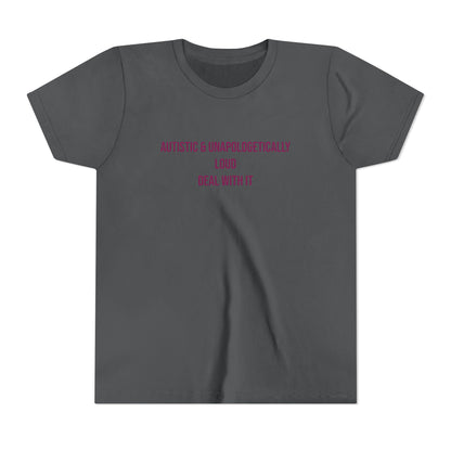 Loud Proud Autistic Neurodivergent Pride Youth Tee | Uplifted By Design