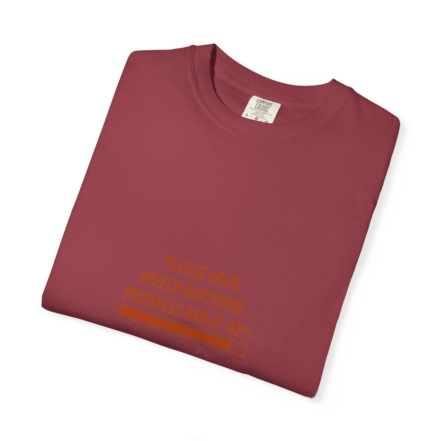 Please Hold Speech Buffering Tee | CP Awareness | Uplifted By Design