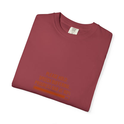 Please Hold Speech Buffering Tee | CP Awareness | Uplifted By Design