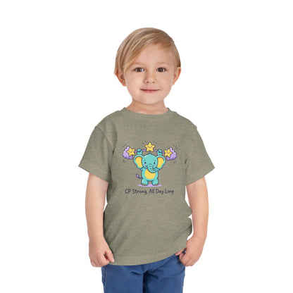 CP Strong All Day Long Toddler Shirt | Elephant Support Kids Tee
