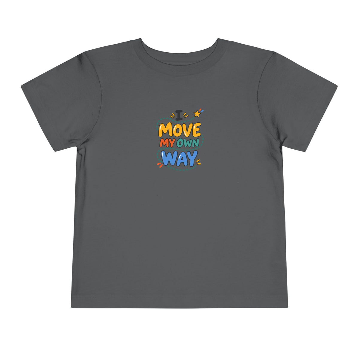 "I Move My Own Way" Toddler Graphic Tee | Uplifted By Design™ Adaptive Movement & Disability Pride Shirt