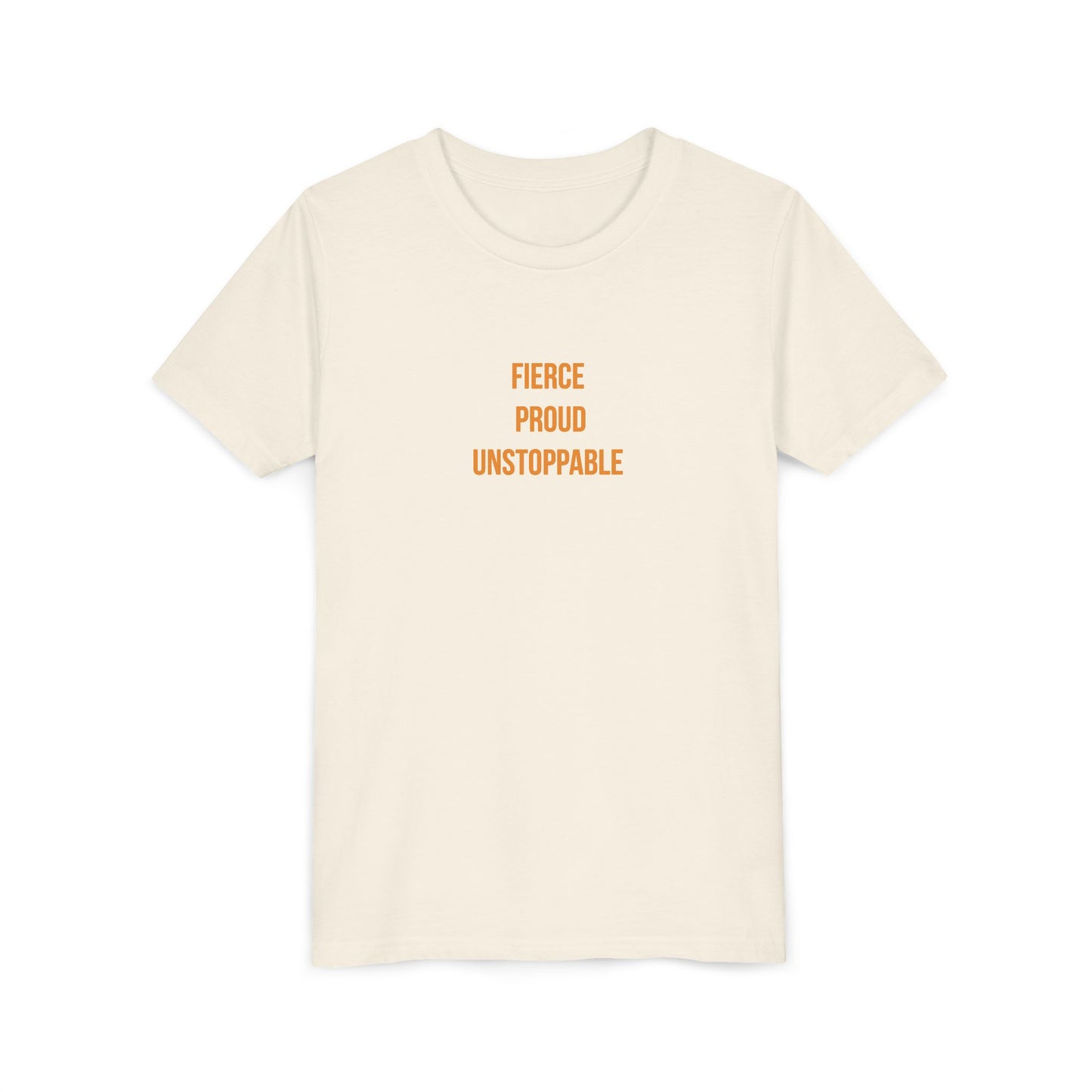 "Fierce Proud Unstoppable" Cerebral Palsy Awareness Youth Tee | Uplifted By Design