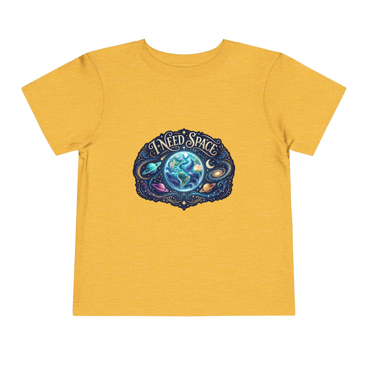 Toddler Tee — "I Need Space" Cosmic Galaxy | Autism Acceptance & Sensory Pride Shirt