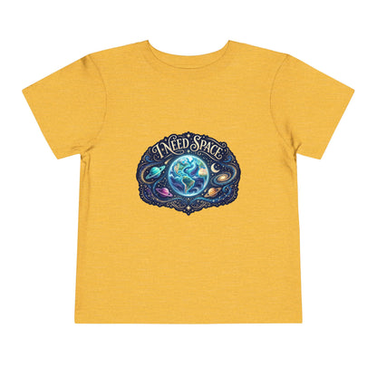 Toddler Tee — "I Need Space" Cosmic Galaxy | Autism Acceptance & Sensory Pride Shirt
