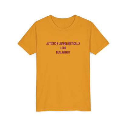Loud Proud Autistic Neurodivergent Pride Youth Tee | Uplifted By Design
