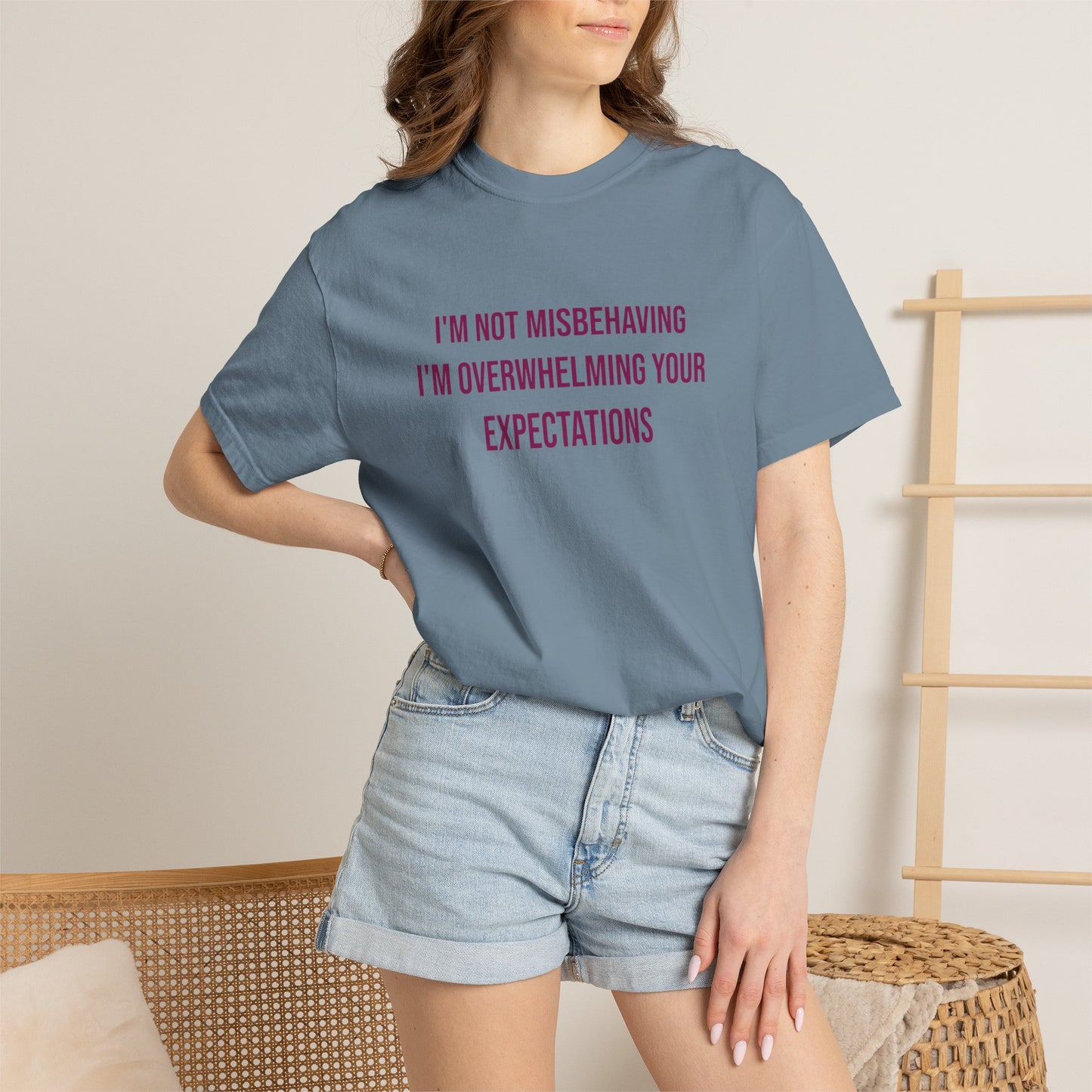 Im Not Misbehaving Im Overwhelming Your Expectations Empowerment T-shirt | Autism Awareness Streetwear Tee