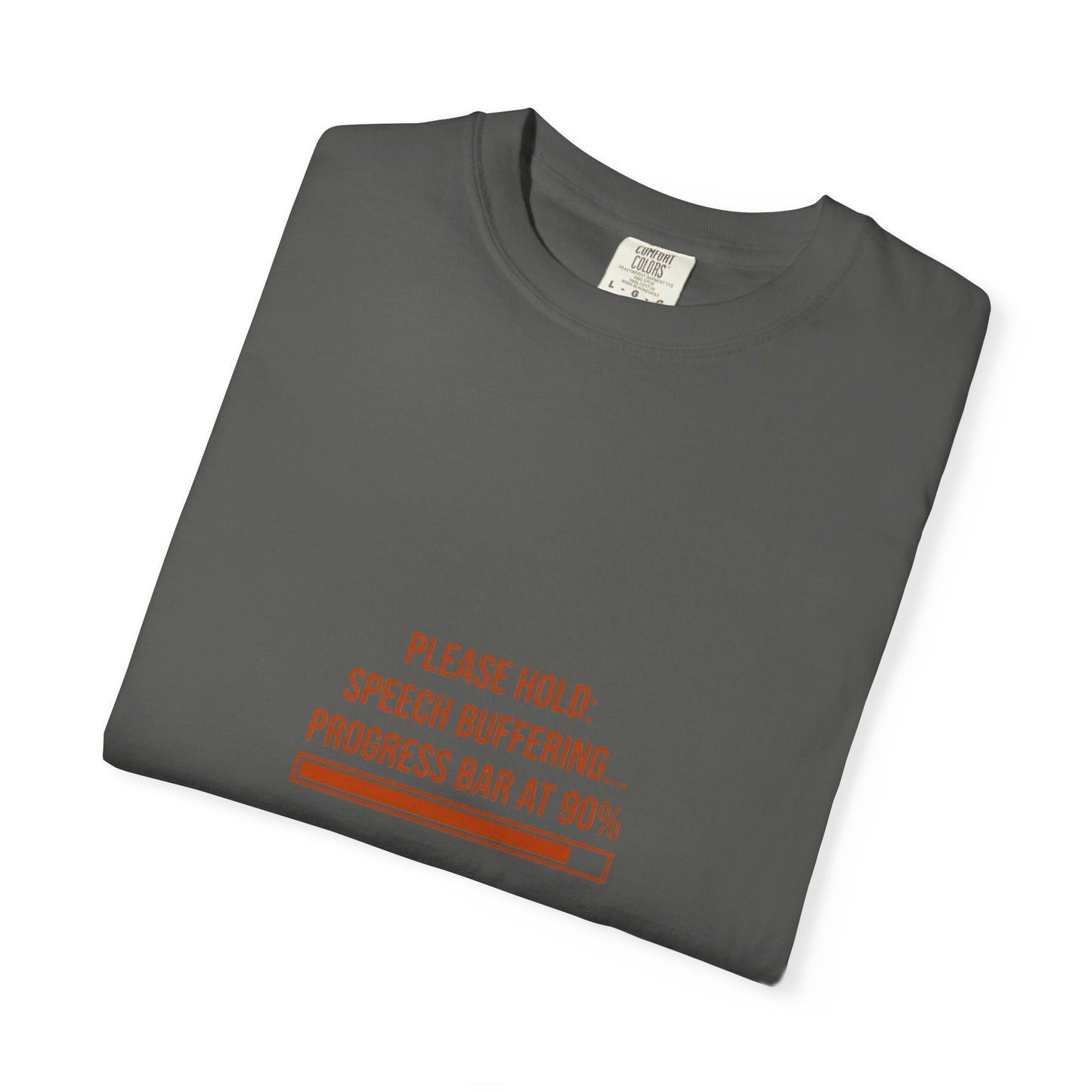 Please Hold Speech Buffering Tee | CP Awareness | Uplifted By Design