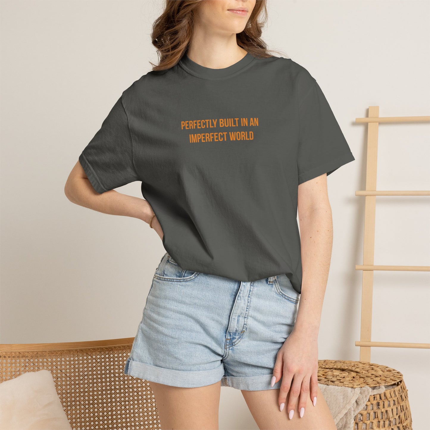"Perfectly Built in an Imperfect World" Cerebral Palsy Awareness Tee