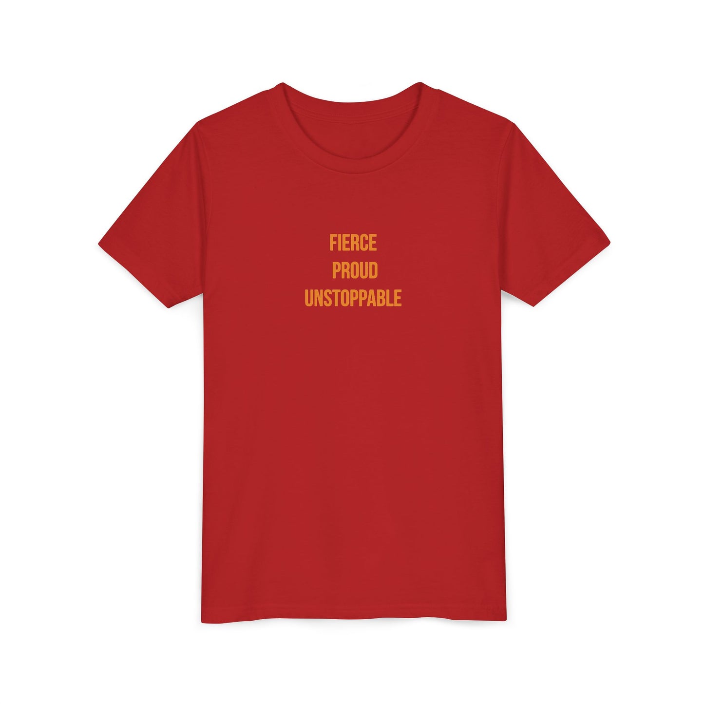 "Fierce Proud Unstoppable" Cerebral Palsy Awareness Youth Tee | Uplifted By Design