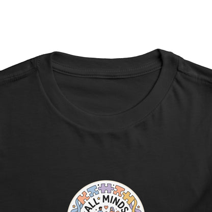 All Minds Welcome Here Neurodiversity Toddler Tee | Autism Acceptance