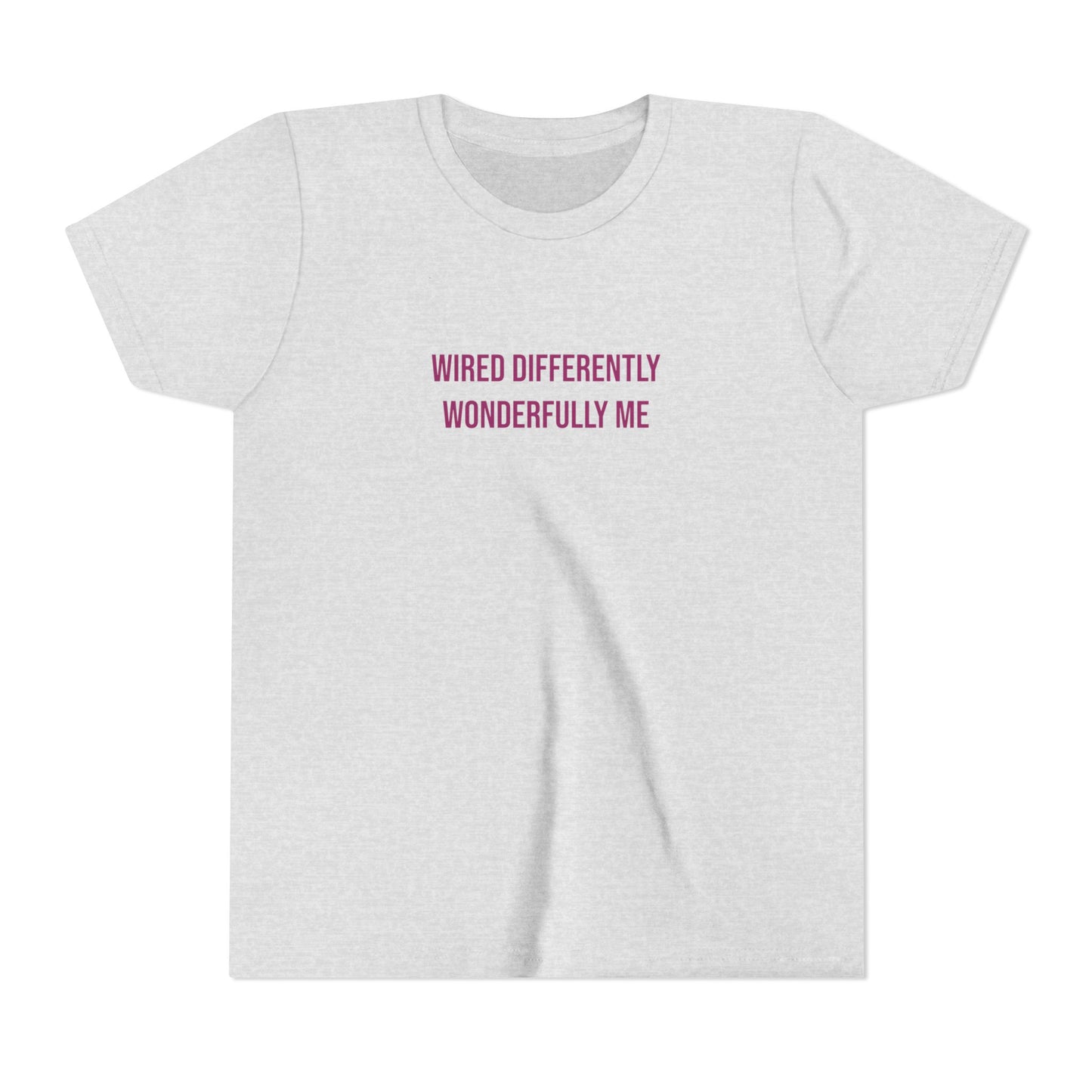 Youth Tee — "Wired Differently Wonderfully Me" Inspirational Kids T‑Shirt