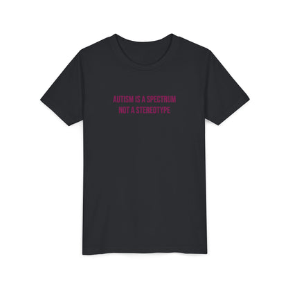 "Autism Is A Spectrum Not A Stereotype" Neurodivergent Pride Youth Tee | Uplifted By Design