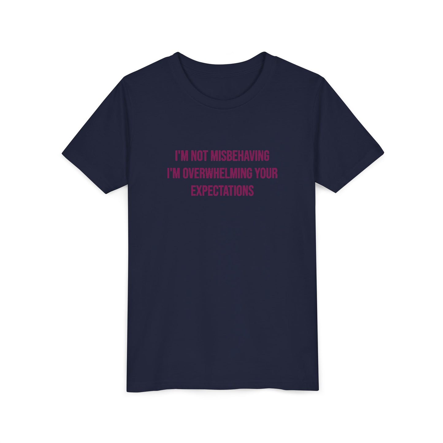 I'm Not Misbehaving" Neurodivergent Pride Youth Tee | Uplifted By Design